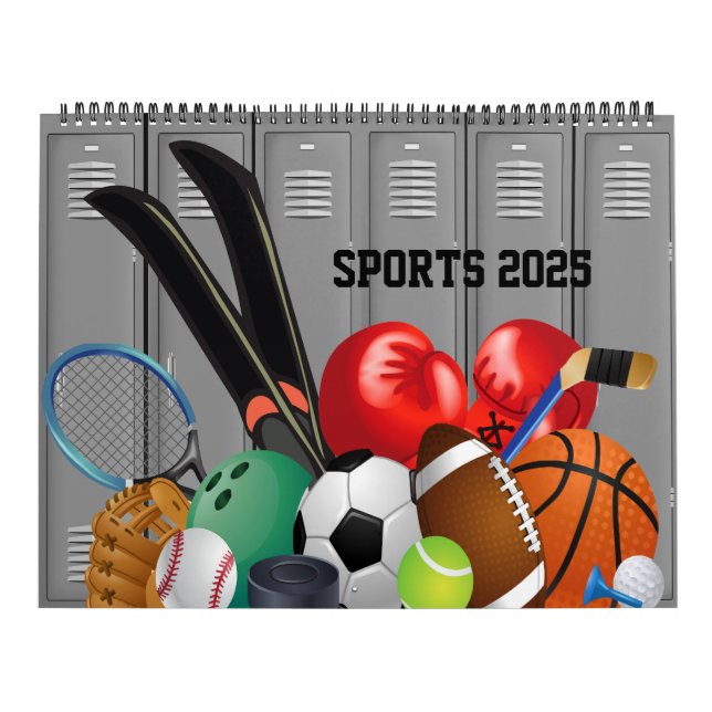 12 meses de calendário do Esporte 2025 (Capa)