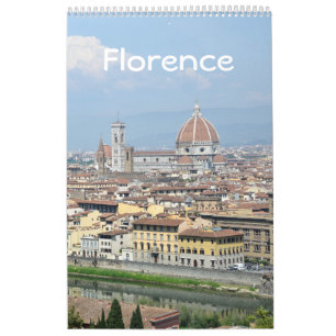 12 meses Florença, Itália Calendário Fotográfi
