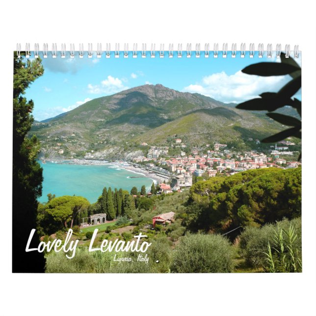 12 meses Levanto bonito, calendário de Italia (Capa)