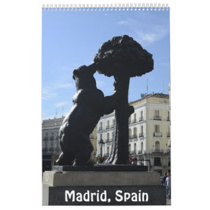 12 meses Madrid, calendário de fotografias de Esp