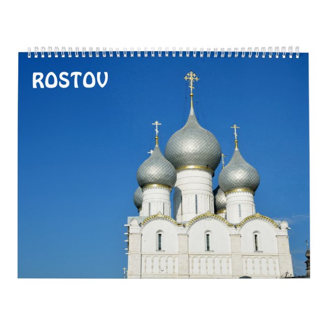 12 meses Rostov, Rússia Calendário Fotográfico (Capa)