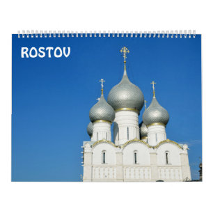 12 meses Rostov, Rússia Calendário Fotográfico
