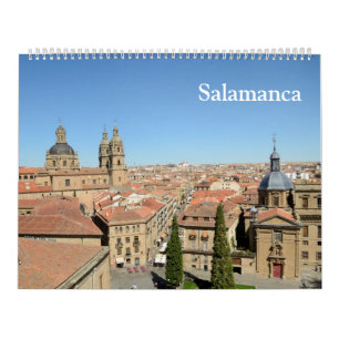 12 meses Salamanca, Espanha fotográfico calendário