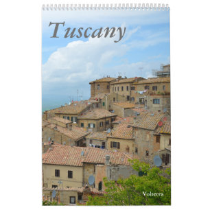 12 meses Toscana, Itália Calendário Fotográfico