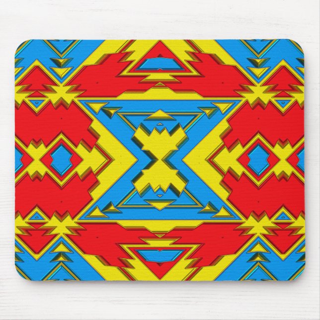 12 Mousepads Nativos Americanos Modernos (Frente)