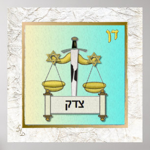 12 Tribos de Israel Dan Impressão Artística Poster