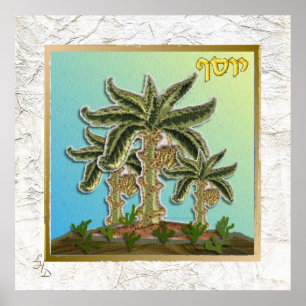 12 Tribos de Israel José Impressão Artística Poste
