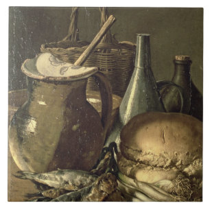 131-0058519/1 ainda vida com peixes, alho-porros e