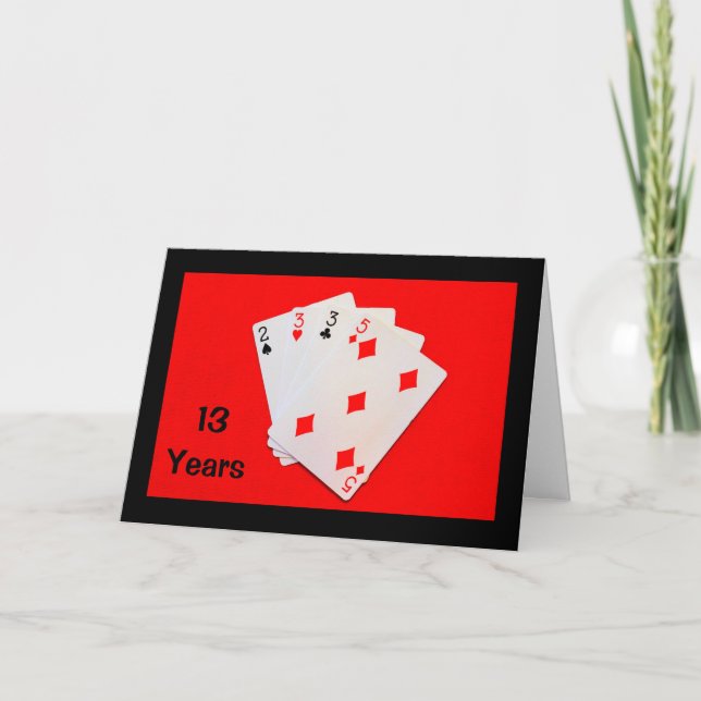 13 Anos É Grande Coisa! Cartão de aniversário (Frente)