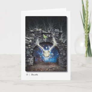 13 Cartão de Saudação do Tarto da Morte