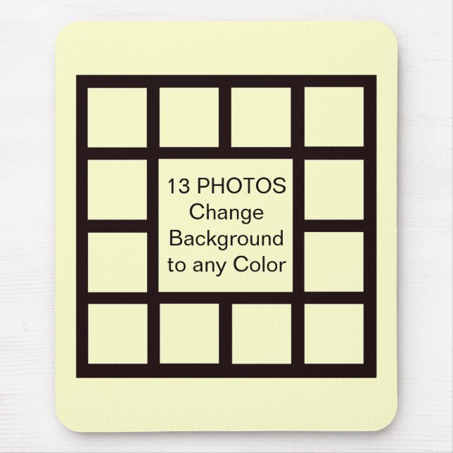 13 Inserções Fotográficas FAÇA SOZINHO ~ Mousepad (Frente)