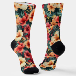 #13 Meias de Tripulação Floral