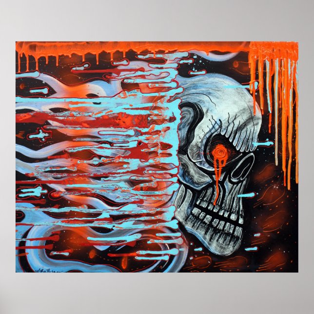 13 Skull Poster (Frente)