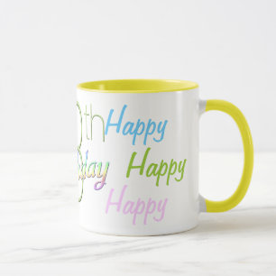 13o Caneca feliz do aniversário