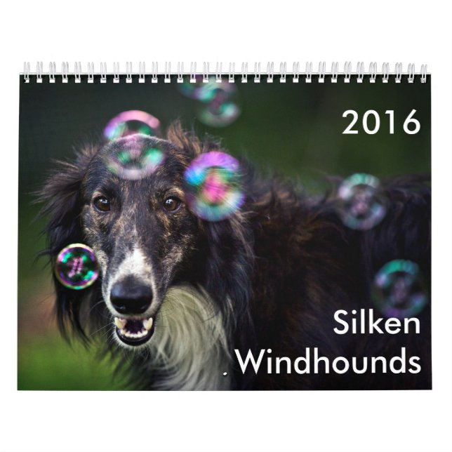 14 2016 calendários macios de Windhounds (Capa)