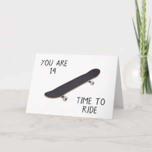 **14** ANIVERSÁRIO FOI UM ADOLESCENTE! Cartão