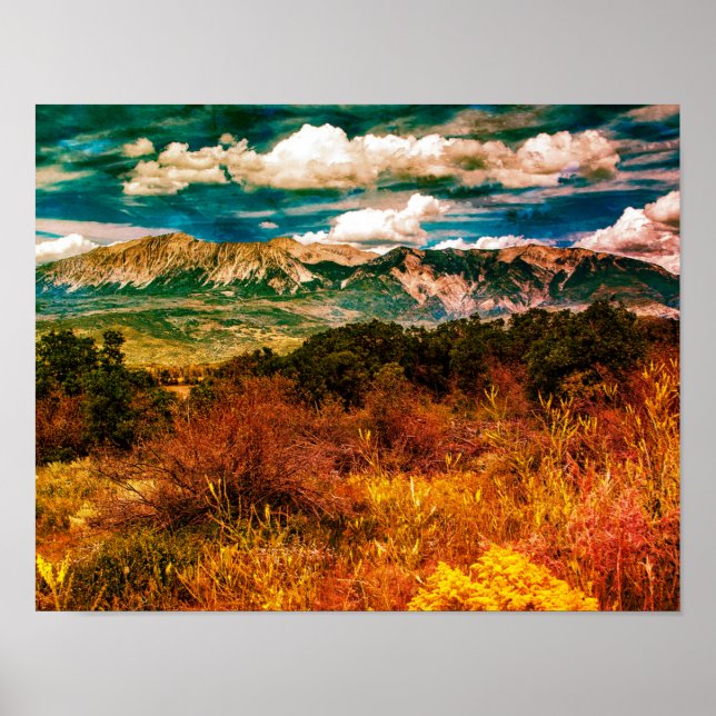 14" x 11", Poster do Colorado (Frente)
