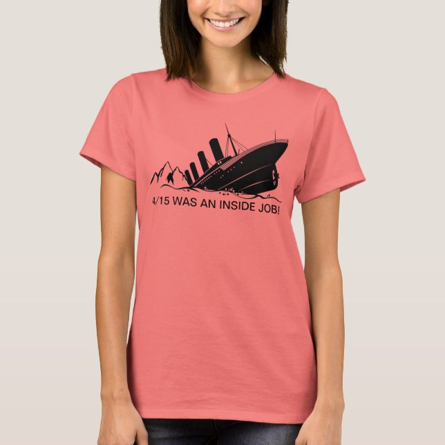 15/4 FOI UM TRABALHO DENTRO! Camiseta (Frente)