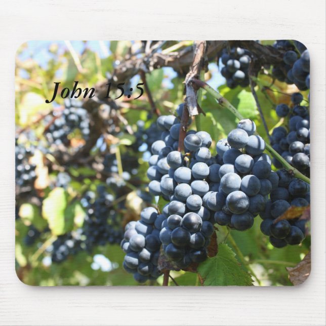 15:5 Mousepad de John do vinhedo das uvas (Frente)