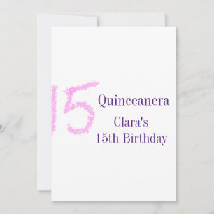 15 de Quinceanera, modelo de relva rosa