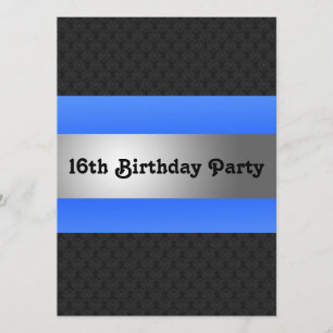 16º Convite para Festas de aniversário