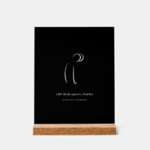 1600 Hamlet de Shakespeare Minimalista
