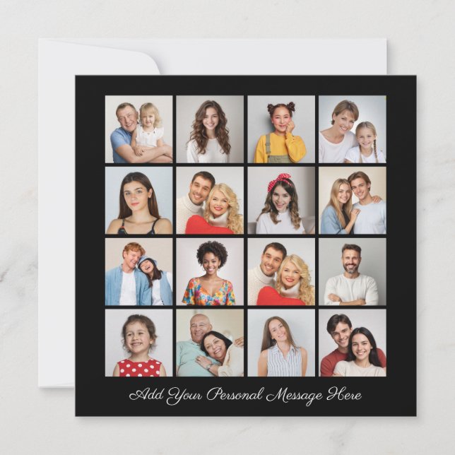 16 Colagem de Fotografias Adicionar O Seu Próprio  (Frente)