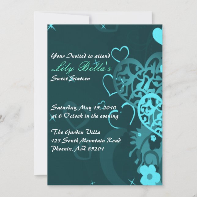 16 Convite de aniversário (Frente)