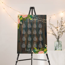 16 GRÁFICO DE ASSENTAMENTO FLORAL, cor-de-rosa, co