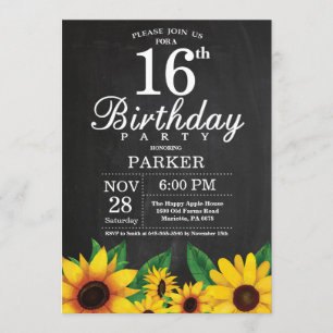 16.o Convite de Aniversário