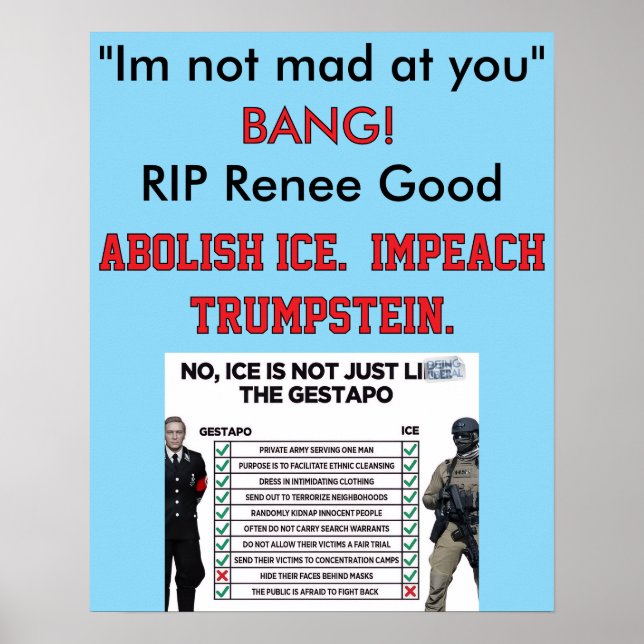 16 x 20 inch rally poster (Frente)