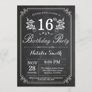 16o Quadro floral do convite do aniversário