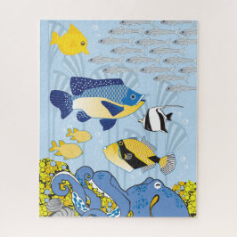 16x20 Art Deco Ocean Quebra-cabeça para Pessoas Co