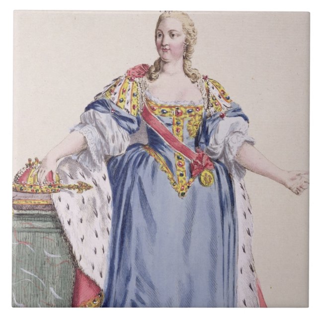 1717-80) imperatrizes de Maria Theresa (de (Frente)