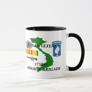 173rd Caneca de café do veterano de Vietnam da