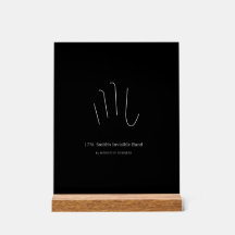 1776 Mão Invisível Minimalista