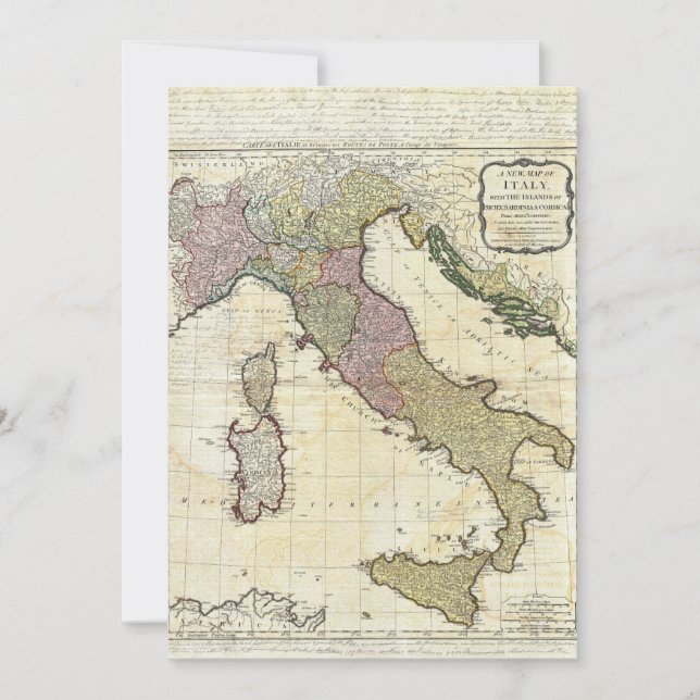 1794 Mapa de Jean Baptiste Bourguignon D'Anville I (Frente)