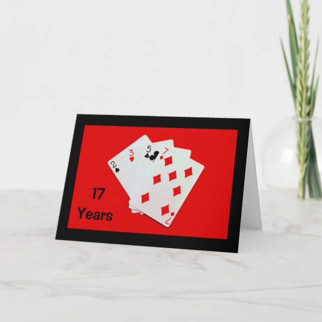 17 Anos É Grande Coisa! Cartão de aniversário (Frente)