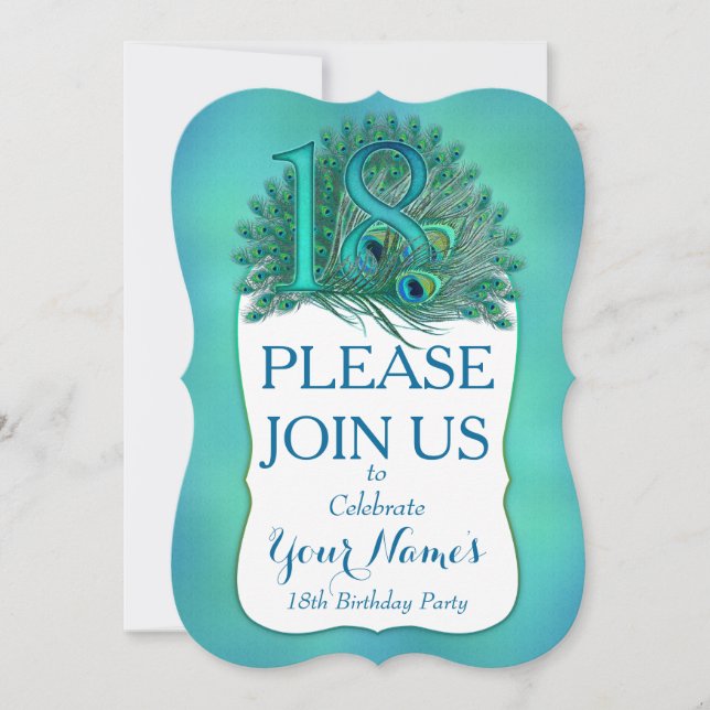 18º Convites de Aniversário (Frente)