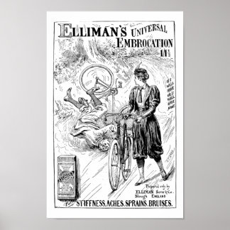 1897 Vestuário - Poster de bicicleta