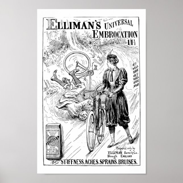1897 Vestuário - Poster de bicicleta (Frente)