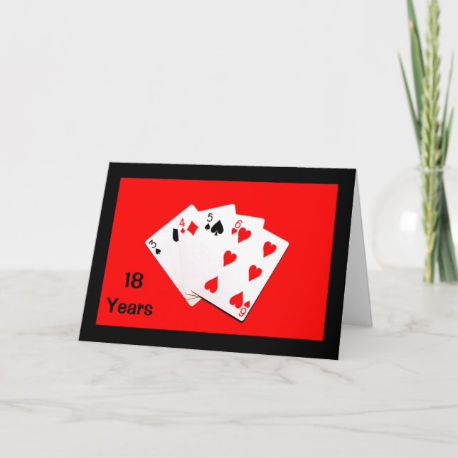 18 Anos É Grande Coisa! Cartão de aniversário (Frente)