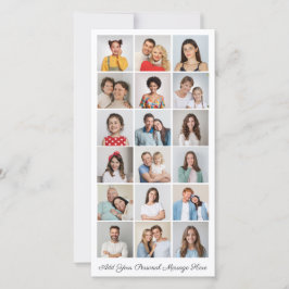 18 Colagem de Fotos Adicionar Seu Próprio Cartão D