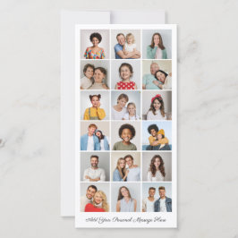 18 Colagem de Fotos Adicionar Seu Próprio Cartão D