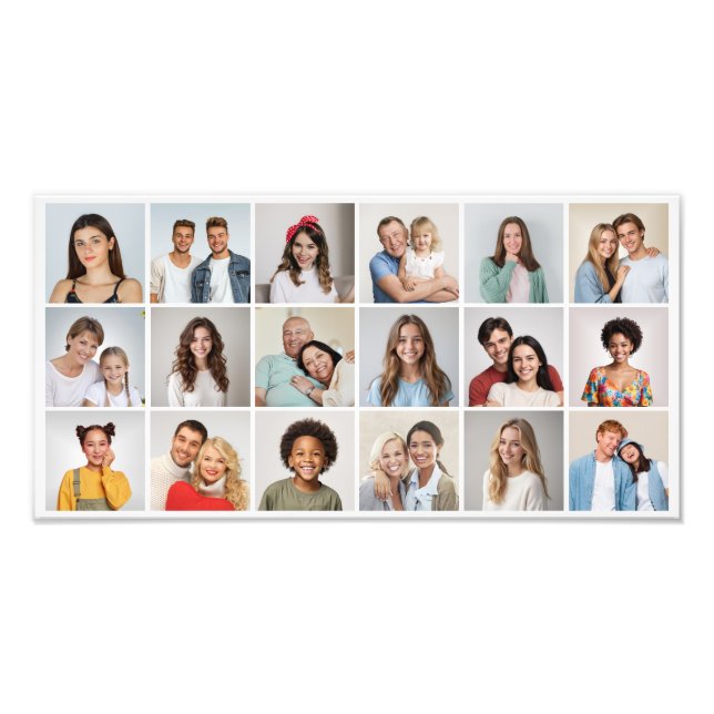 18 Colagem de Fotos - Alargamento de Fotografias E (Frente)