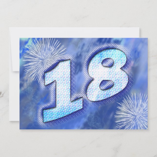 18o convite de aniversário (Frente)