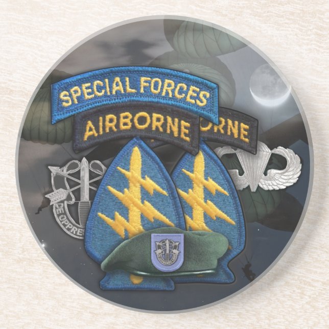 19ª força especial veteranos iraq bebem Porta copo (Frente)