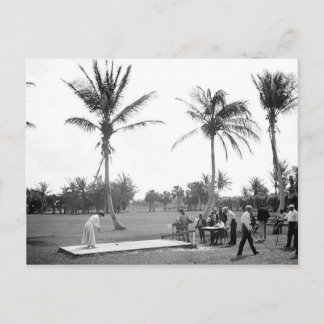1904 Palm Beach Golfing Fl. Cartão