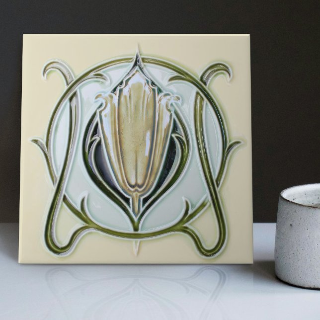 1905 Art Nouveau Gibbons UK Floral (Criador carregado)