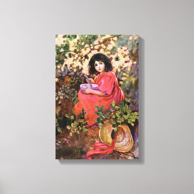 1912 FAIRYTALE BOOKART MISS MUFFETT CANVAS (Frente)